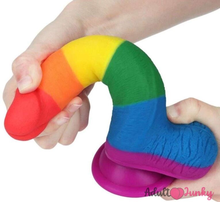 Big Size Rainbow Dildos For Women