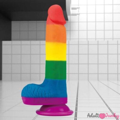 Realistic Rainbow Dildo For Women