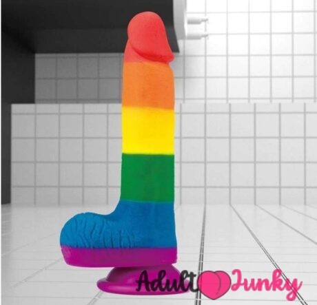 Realistic Rainbow Dildo For Women