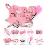Pink SM Bondage Kit 10 Pieces For Women