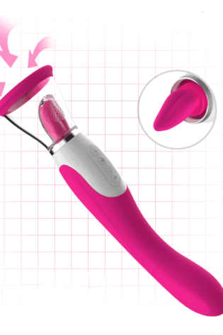 Sucking Vibrator Pussy Licking Tongue G Spot Stimulator Heating Sex Machine For Women