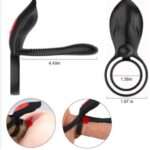 High Quality Penis Vibrating Rings Black
