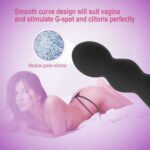 Prostate Vibrating Massager Black Anal ButtPlug For Unisex