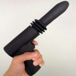 Automatic Trusting Black Dildo Sex Gun Women Masturbate Sex Toy
