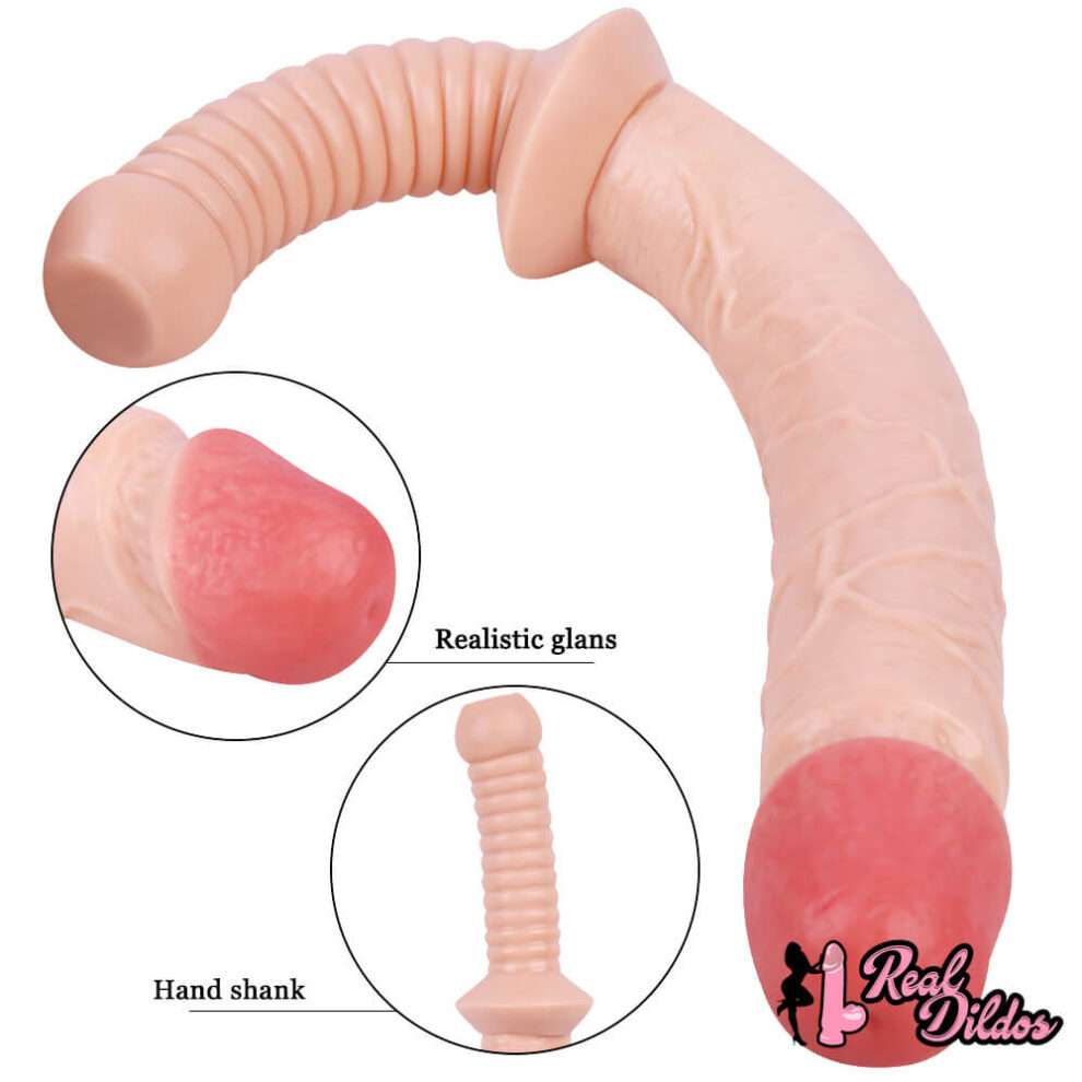 Long Handle Unique Penis Dildo For Women - Image 3