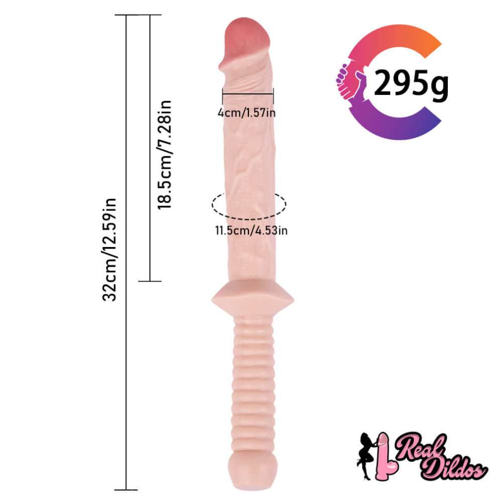 Long Handle Unique Penis Dildo For Women - Image 8