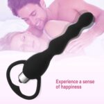 Prostate Vibrating Massager Black Anal ButtPlug For Unisex