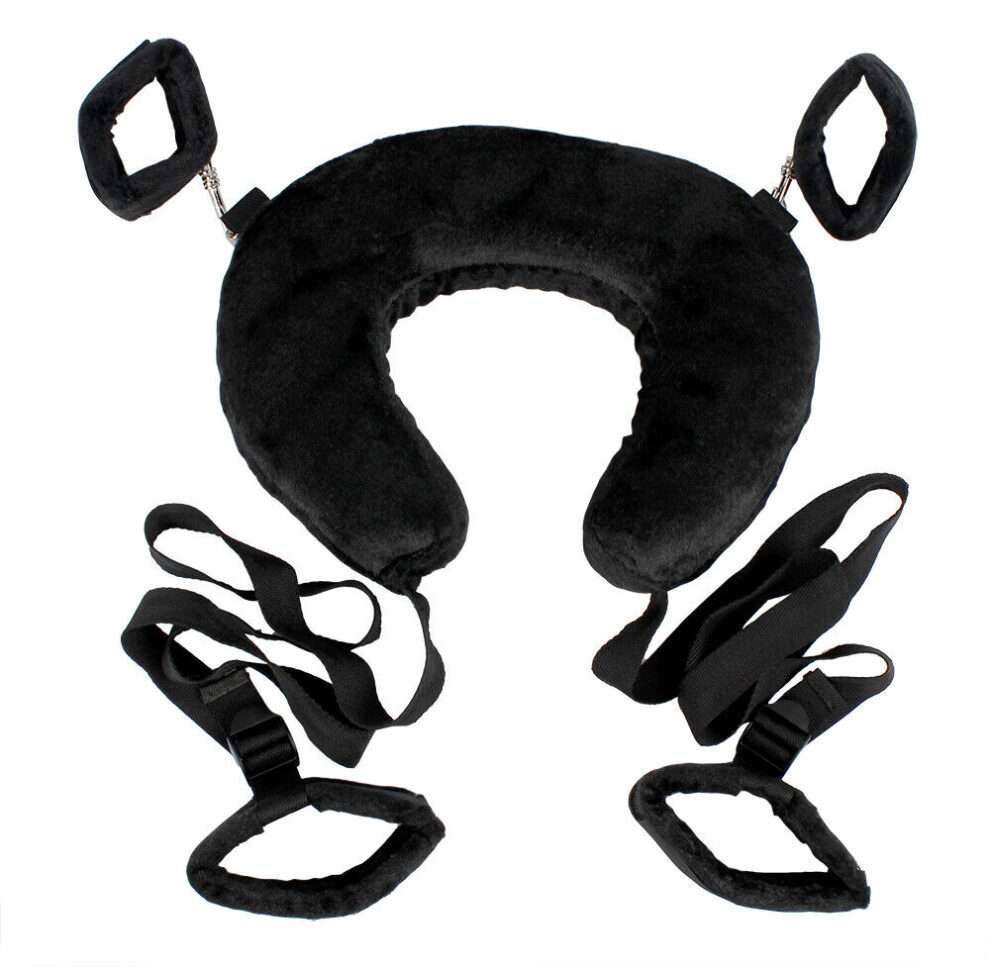 Soft pillow open leg Neck to Ankle Restraints For Women - Image 2