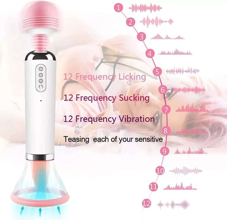 12 Frequency Magic Wand Massager For Women Sex Toys India