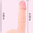 4.33 Inches Realistic Mini Anal Dildos For Beginners