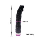 High Speed Black Penis Dildo Vibrator