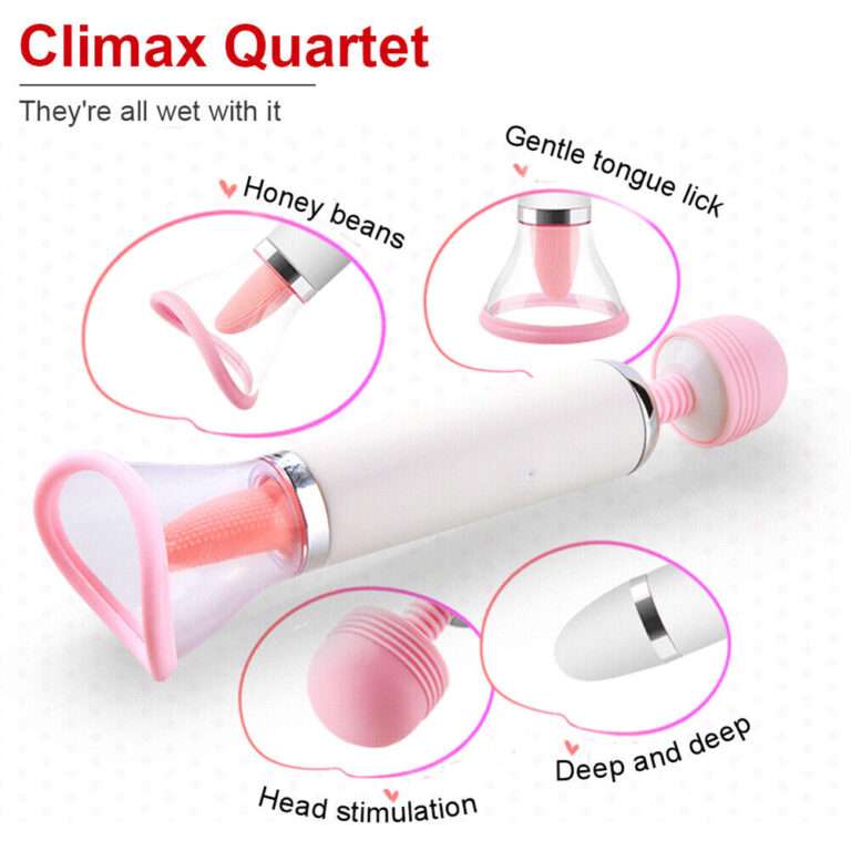 Licking Sucking Vibrating Automatic Massager For Women