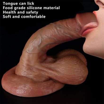 Busty Hard Play Soft Realistic Liquid Silicone Penis Dildos