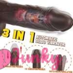 8.7 Inches Black Automatic Dildos For Women