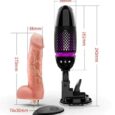 Super Mini Sex machine Thursting Vibrating Penis Dildos For women Gay Lesbian