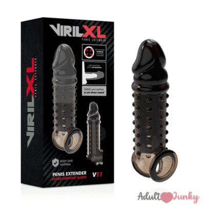 Extra Comport Black Penis Extender Sleeve For Men