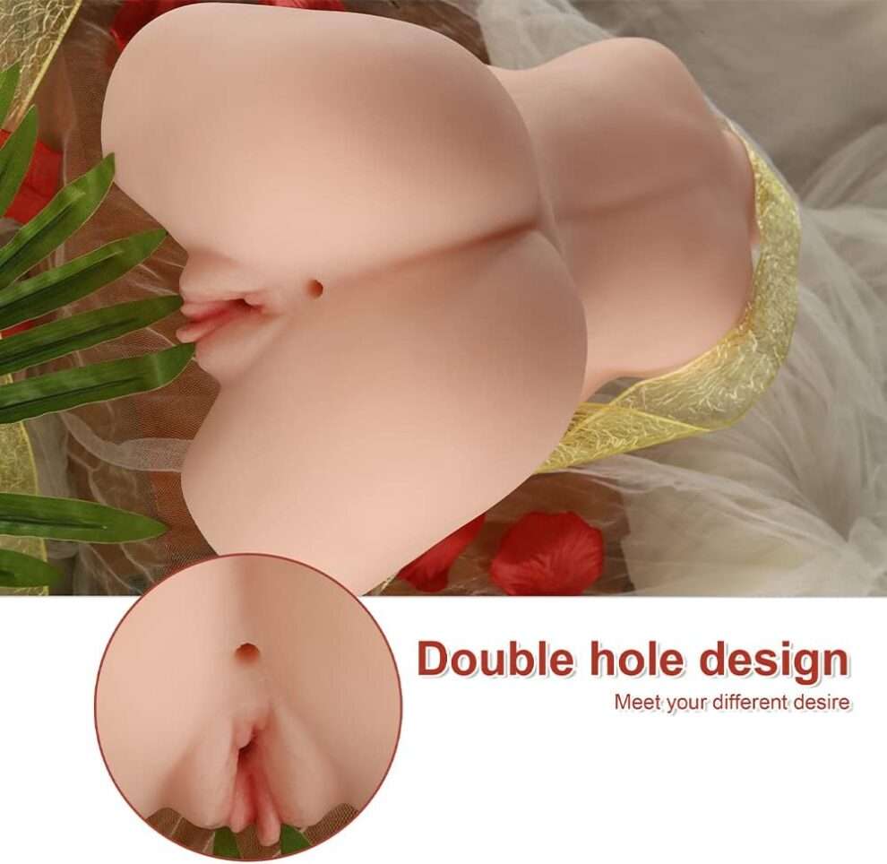 Cross Leg S Size Half Body Love Sex Doll Realistic Tight Vaginal Anal Opening for Male - Image 4