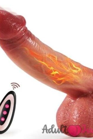 Thrusting Realistic Penis Dildo Vibration Heating Women Masturbator India
