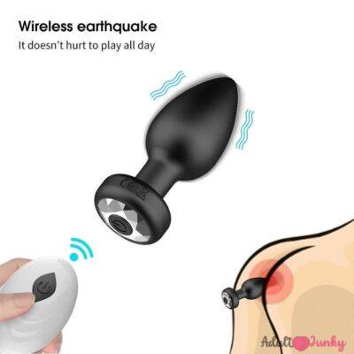 Invisible Wear Wireless Anal Butt Plug With Remote Control