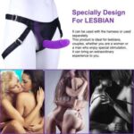 Lesbian Harness Solid Silicone Strap-on Dildos