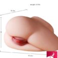 1 In 2 Anus Vagina Sex Torso 3D Life Like Sex doll For Men