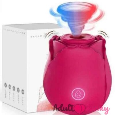 10 speed Rose Vibrator Sucker Massager Waterproof Sex Toys for Women