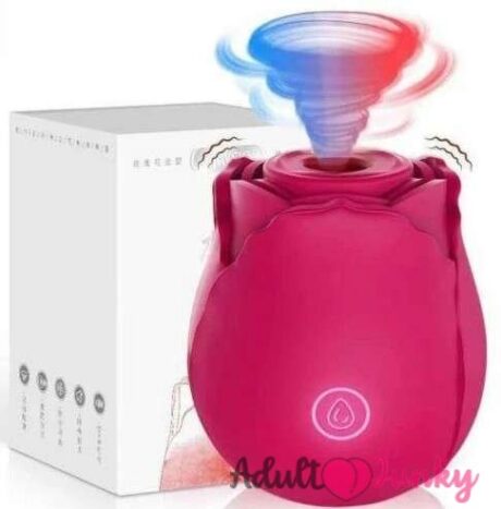 10 speed Rose Vibrator Sucker Massager Waterproof Sex Toys for Women