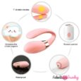 1Piece Wireless Remote Vibrators G Spot U Shape Stimulator Sex Toys for Couple