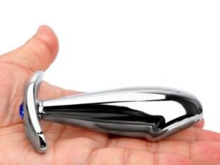 Stainless Steel Dick Shape Anal Buttplug For Beginners