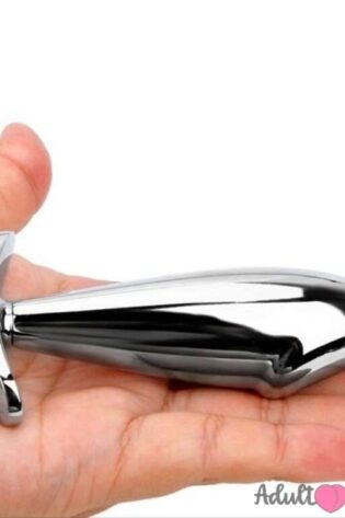 Stainless Steel Dick Shape Anal Buttplug For Beginners