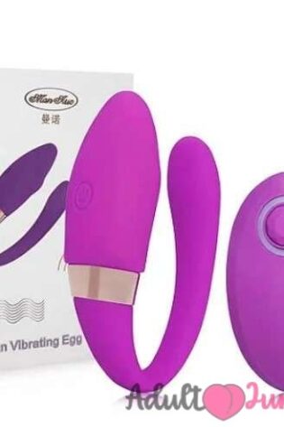 Swan Wireless Remote Control Double Vibrators For Couple Sex Toys | Purple😍