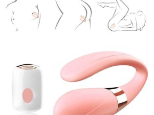 1Piece Wireless Remote Vibrators G Spot U Shape Stimulator Sex Toys for Couple