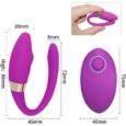 Swan Wireless Remote Control Double Vibrators For Couple Sex Toys | Purple😍