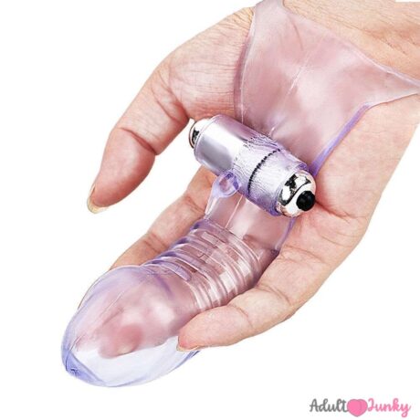 Finger Vibrating stimulator Sex dildo G-spot Massager For Women