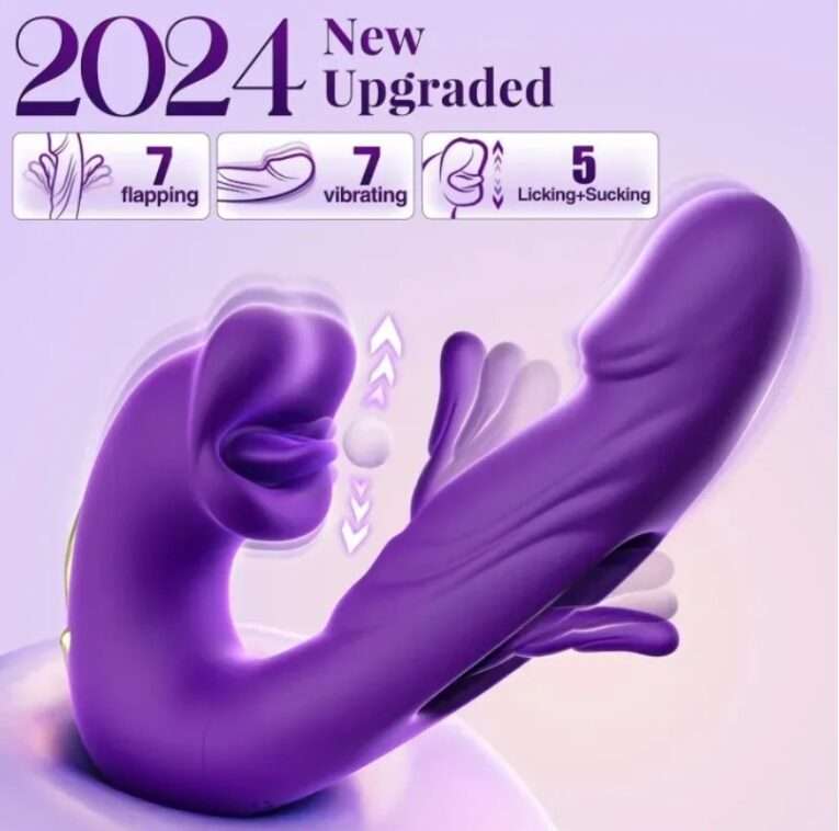 3 in 1 Flapping Vibrator For Women