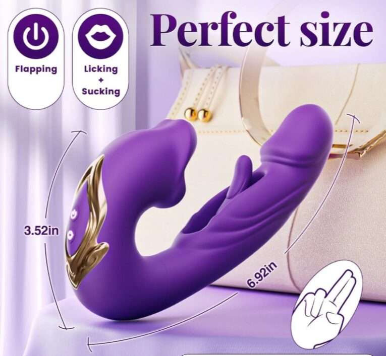 High Quality Flapping Licking Suckin Vibrator For Couple Sex toys