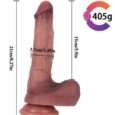 8.3-inch Ultra Soft Realistic Liquid Silicone Dildo For Women