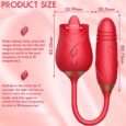 High Quality Red Rose Toy With Bullet Vibrator