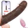 Choco Brown wireless Vibrating Penis Sleeve with Remote Control sex toys For Men