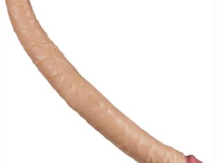 King Size Double Head Artificial Silicone Penis Dildo For Couple-17 Inches