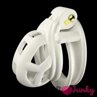 Nub Cage Lightweight Body-Safe White Chastity Device For men