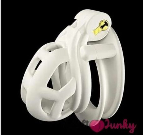Nub Cage Lightweight Body-Safe White Chastity Device For men