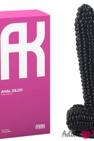 8.2 Inches Realistic Black Corn Beaded Anal Butt Plug 21cm Dildo Suction Cup with Balls