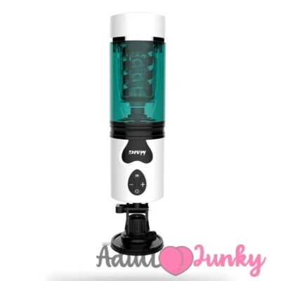 Handsfree Telescopic Rotation Sucking & Moaning Automatic Male Masturbator