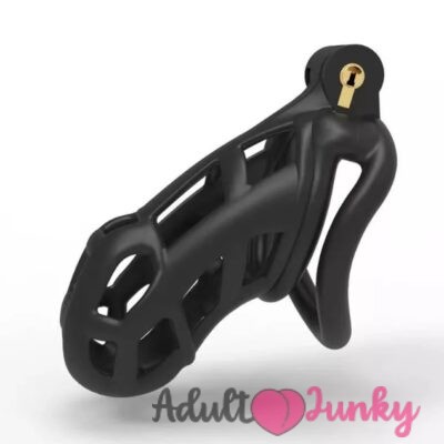 Comfort Cobra Black 6.0 Chastity Device Kit For Men