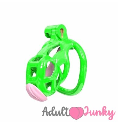 5.0 Cobra Nano Chastity cock Cage With Urethral-Green