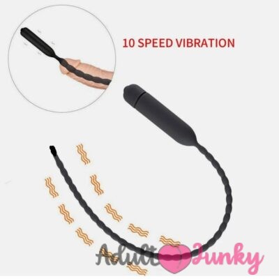 6mm Penis Dilator Urethral Enhancement Plug Black