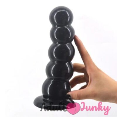 Black Beaded Anal Buttplug Big Size