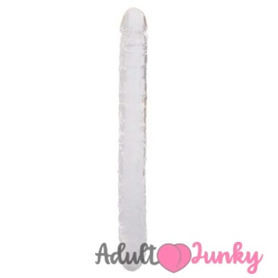 13 Inches Double Head Penis Dildo For Lesbian -Clear