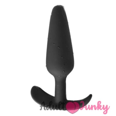 Premium Silicone Black Anchor Buttplug(Medium)